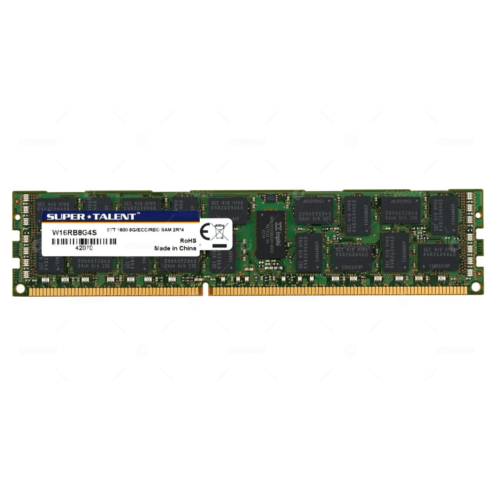 W16RB8G4S SUPER TALENT MEMORY 8GB PC3 12800 1600MHZ DDR3 -